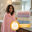 CloudSoft™ – Toalha Premium Algodão Turco | Kit 10 Banho + 10 Rosto (BRINDE)