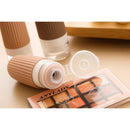 Kit 4 Frascos de Silicone Para Viagem | Anti-Vazamento